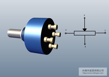 角度位移传感器应用在左右平衡检测的原理说明