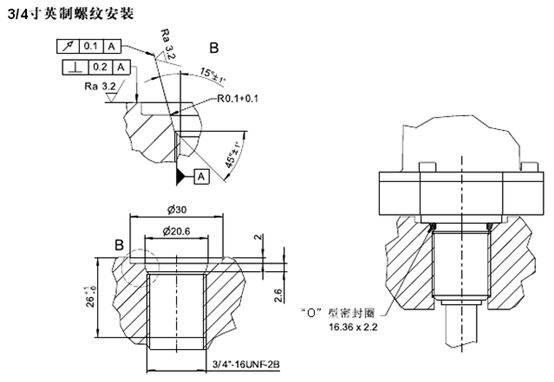 磁致伸缩位移传感器缸盖加工